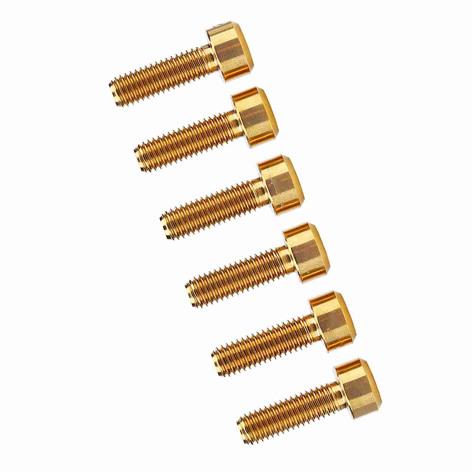 Titan-vorbauschrauben M5x16mm, 6 Stück, Für Mountainbikes, Gold