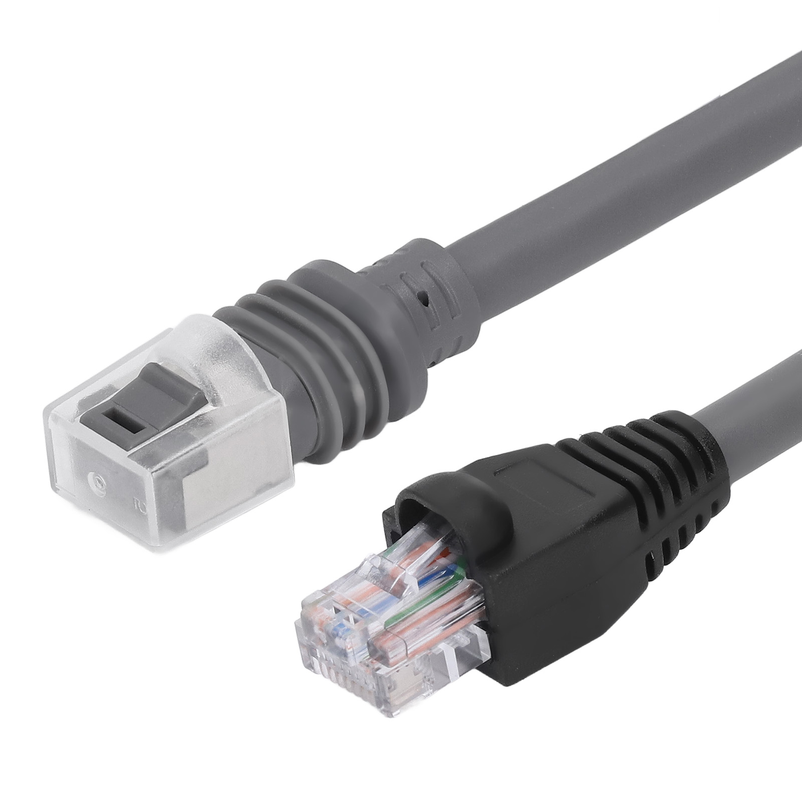 Rechteckiges Ersatz-ethernet-verlängerungskabel Für Mini, Wasserfest, Tragbar, Grau, 1 M / 3 Ft