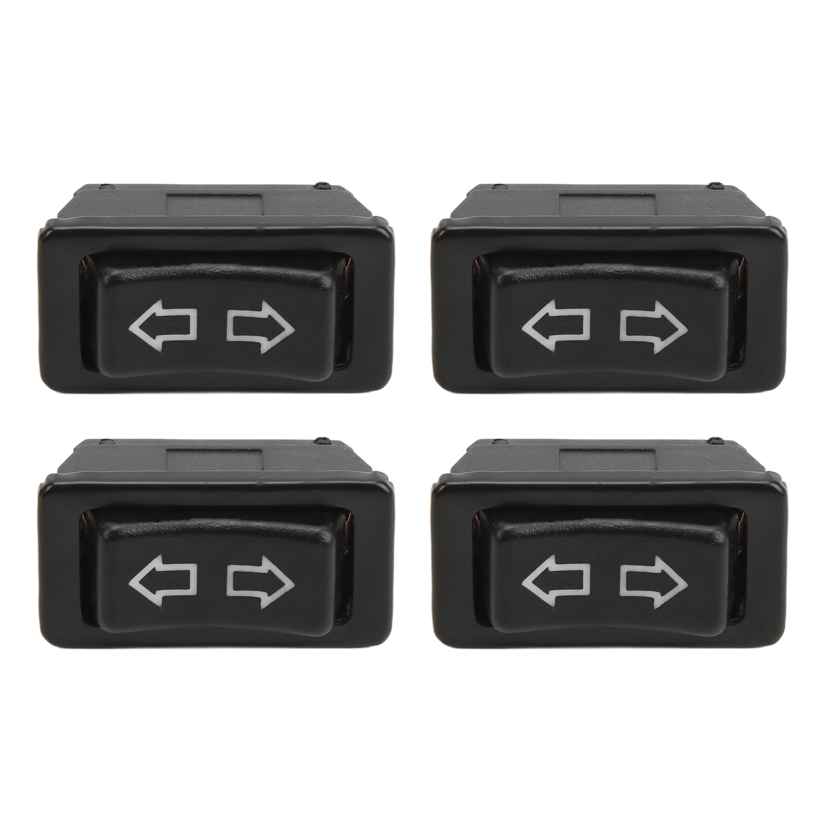 Universeller Fensterheberschalter Für Autos, 4er-pack, 5-polig, Mit Grüner Kontrollleuchte, 12 V Dc / 24 V Dc
