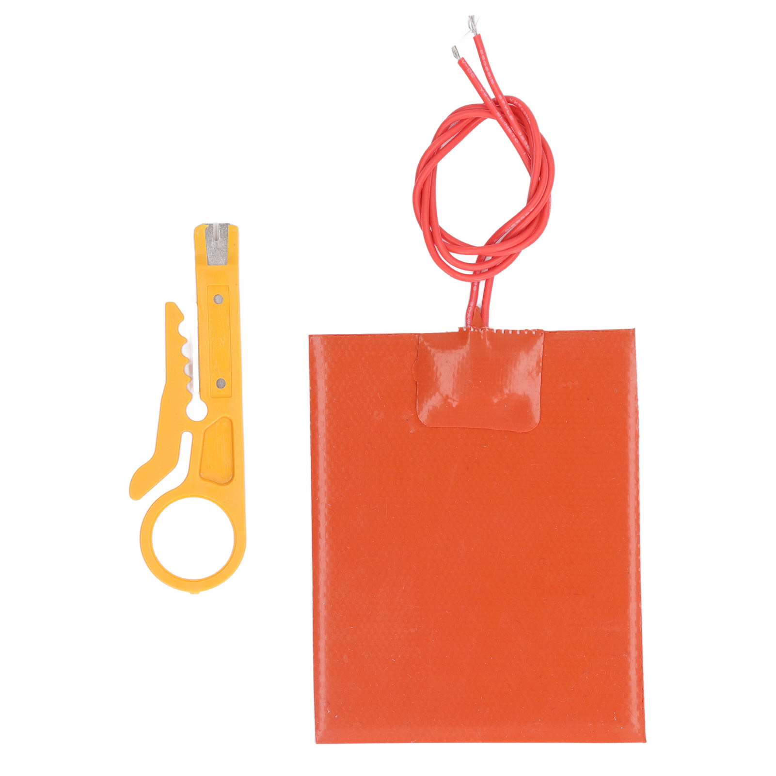 Dünne Silikonkautschuk-heizmatte Mit Hoher Durchschlagsfestigkeit, Flexibel Und Sicher, 12 V, 20 W, 250 °c
