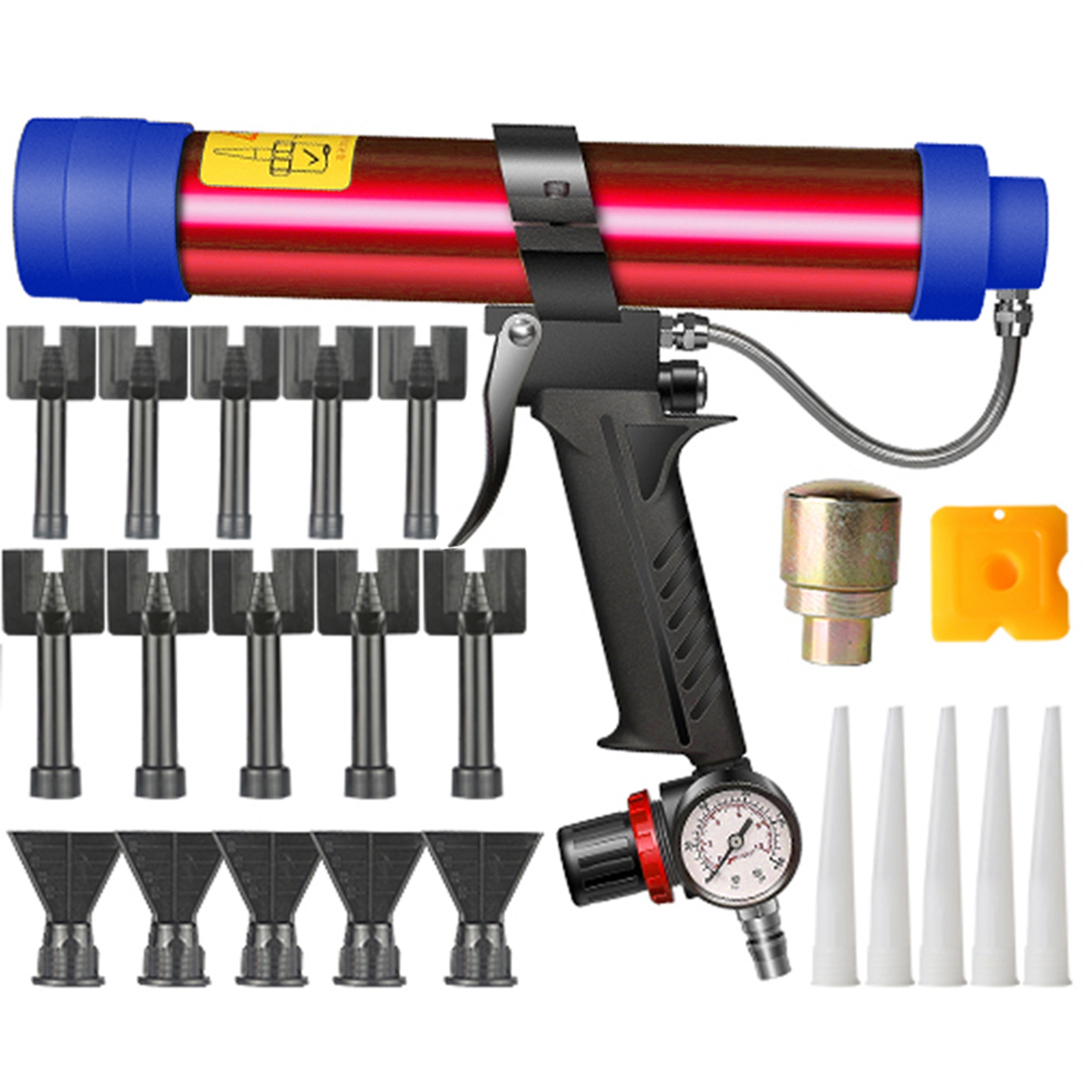 Verstellbare Pneumatische Kartuschenmaschine Für Glaskleber, 310-ml-applikator Für Hartdichtstoff