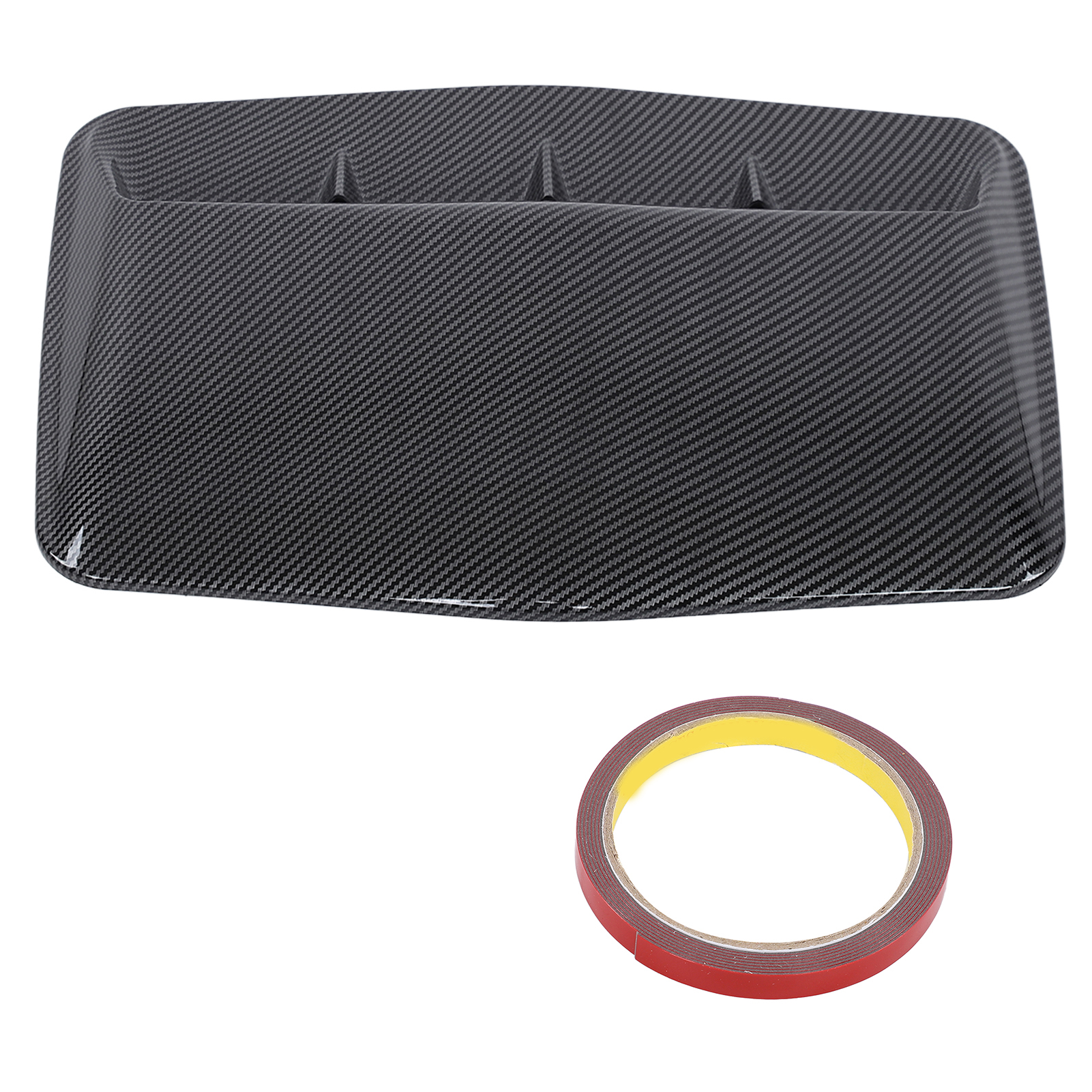 Dekorative Abs-abdeckung Für Die Motorhaube, Mit Klebeband Zur Fahrzeugmodifikation, Carbonfaser-optik