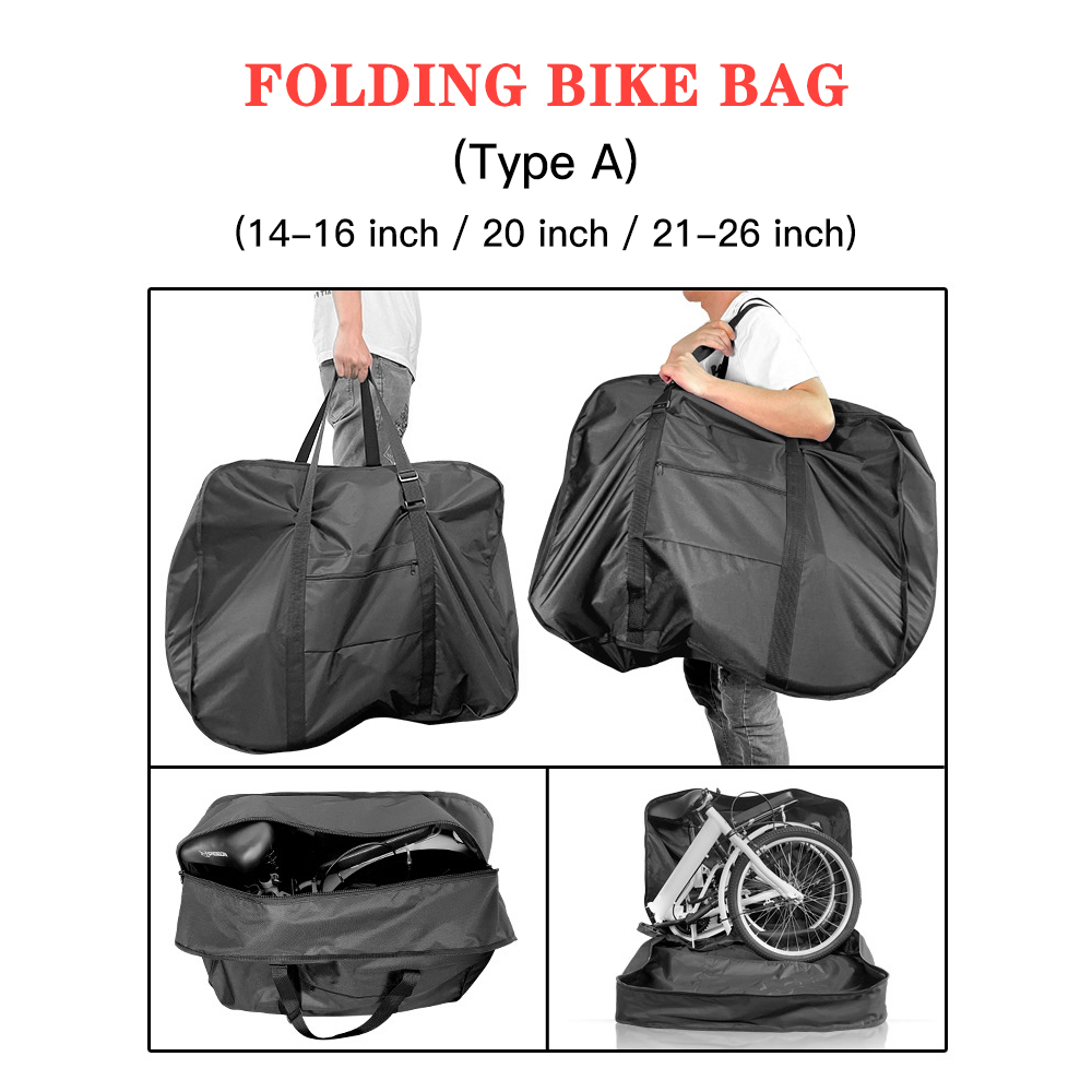 Faltbare Fahrradreisetasche, Tragbare Tragetasche Für Fahrräder Von 21 Bis 26 Zoll