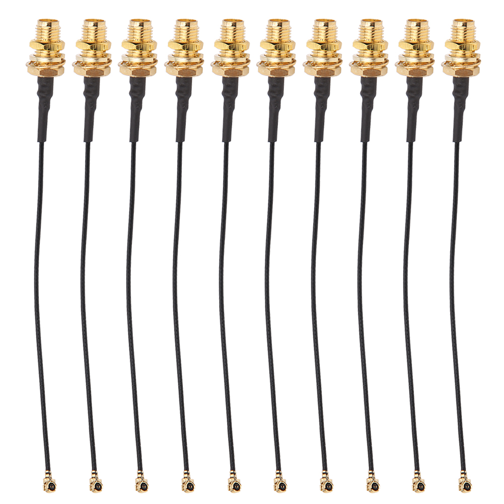 Sma-auf-ipx-(u.fl)-verlängerungskabel, 10er-pack, Antennenleistungssensor, Gesichtserkennung, 10 Cm