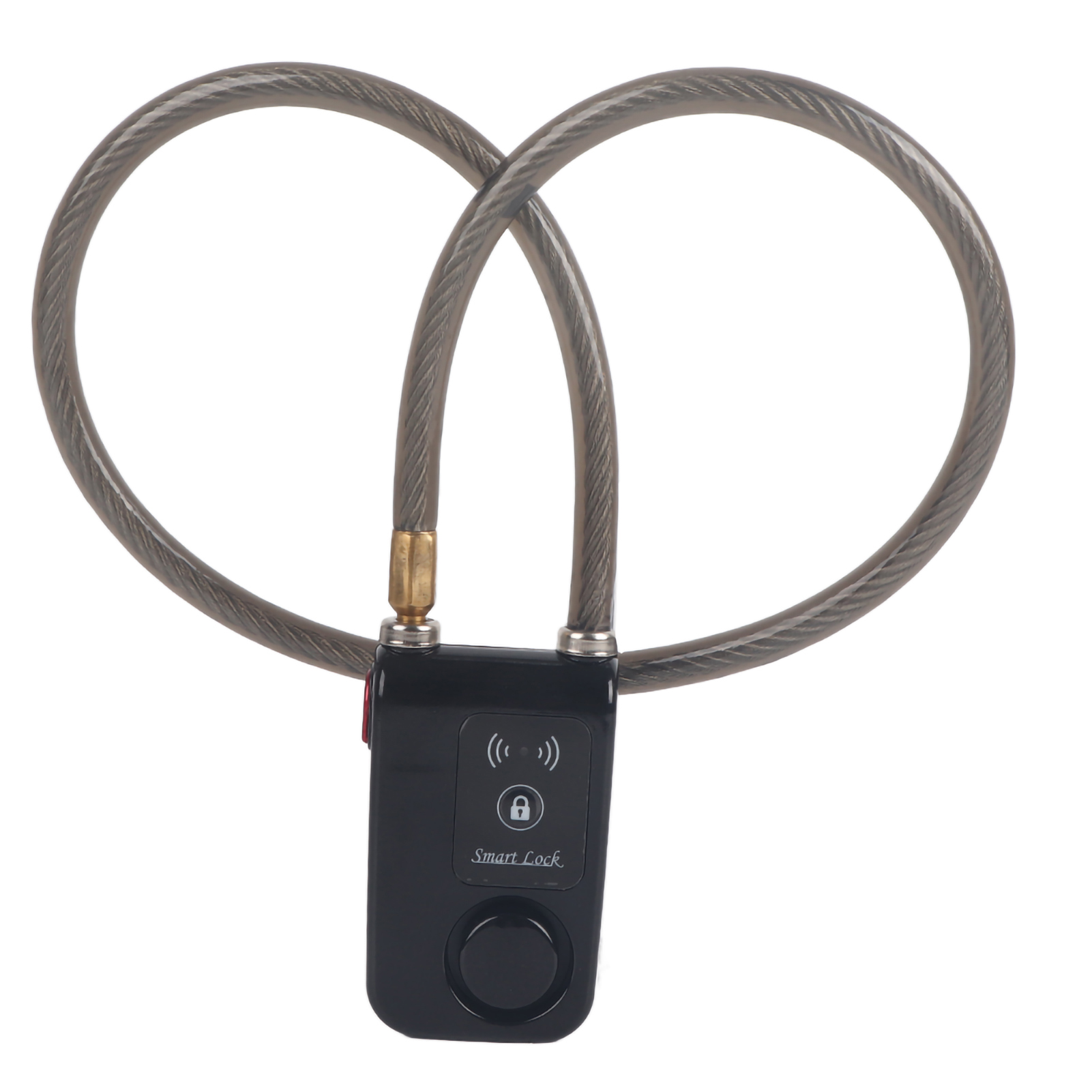 Smart Lock Bluetooth-diebstahlsicherungskette Mit Alarm, App-steuerung Und 105 Db (schwarz)