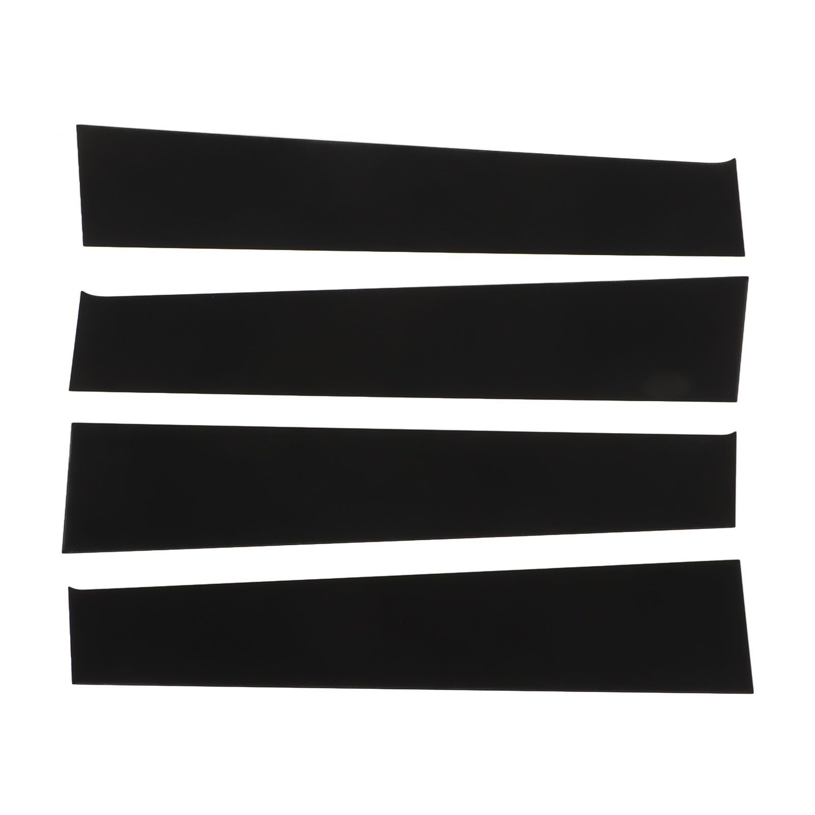 Schwarze Türsäulen, Türverkleidungen, Fenster B, Ersatzdekoration Für Dodge Ram 2009–2018, 4 Stück