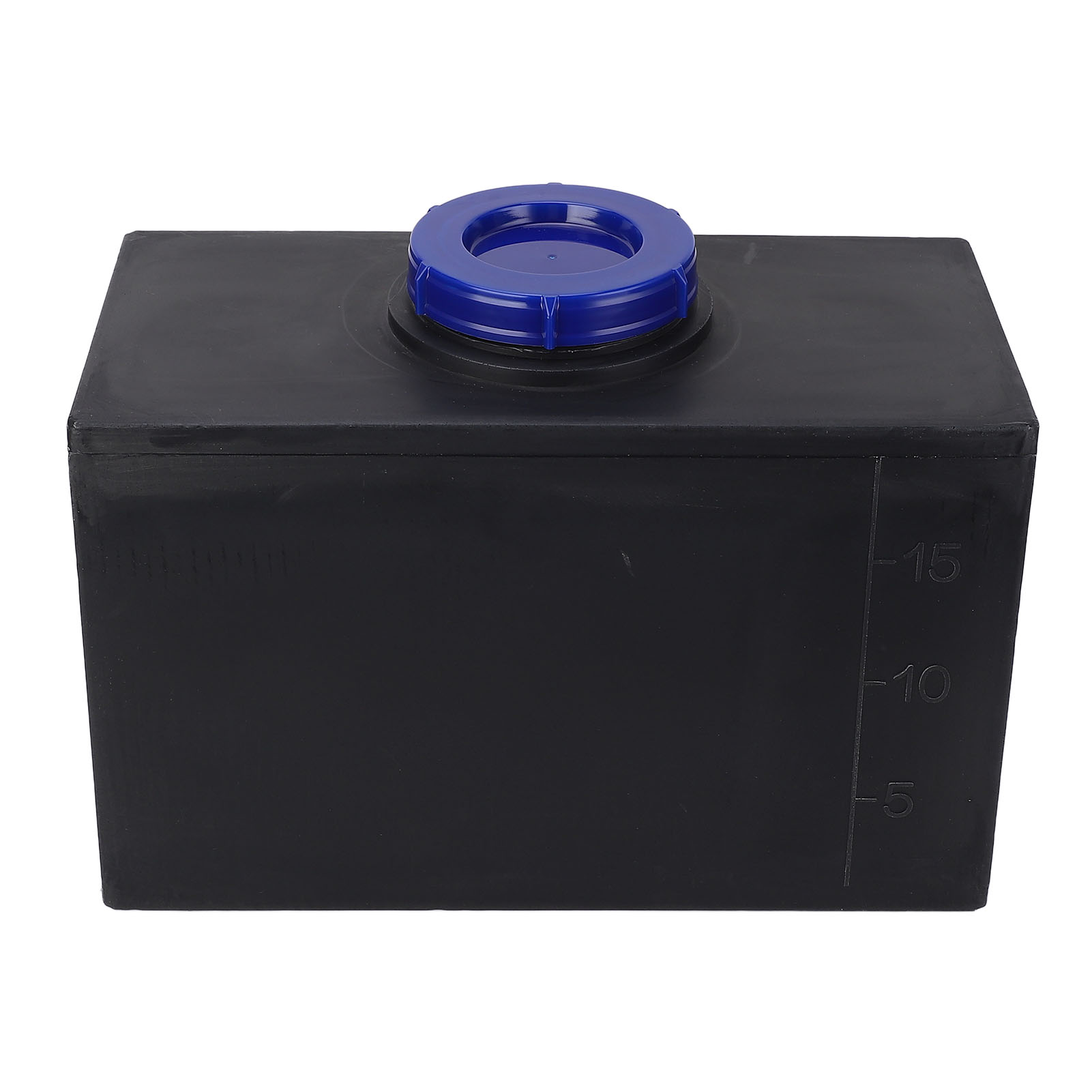 Quadratischer 19-liter-wassertank (5 Gallonen), Hitze- Und Kältebeständig, Für Wohnmobile, Boote Und Yachten. Abmessungen: 40 X 25 X 20 Cm (15,7 X 9,8 X 7,9 Zoll). Farbe: Schwarz.