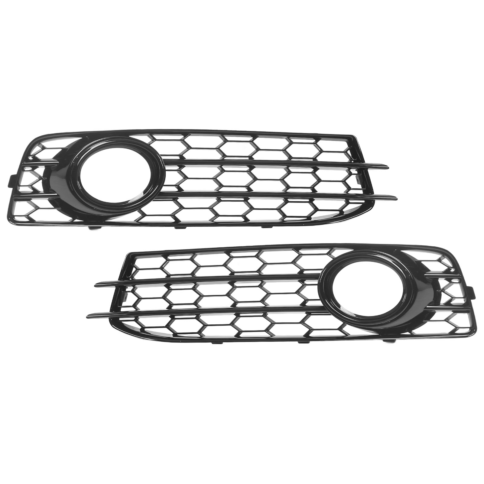 Nebelscheinwerfergitter, Links Und Rechts, 8p0807682, Glänzend Schwarz, Ersatzteil Für Audi A3 8p 2008-2012