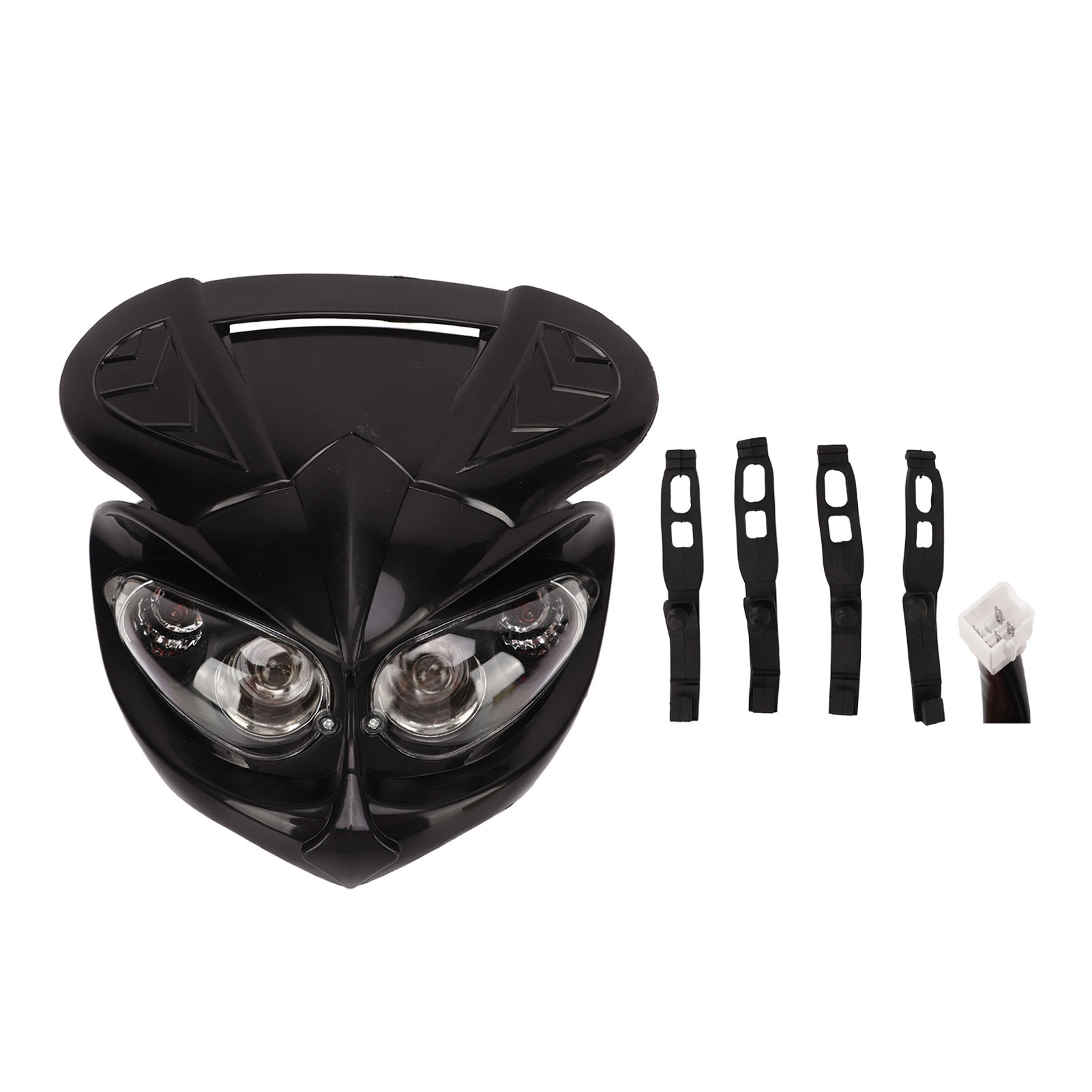 12v Motorradverkleidungsscheinwerfer, Doppelscheinwerfer Als Ersatz Für Abblend- Und Fernlicht, Kompatibel Mit F-eagle Apollo Crf Und Pit Dirt Bike Offroad-motorrädern.