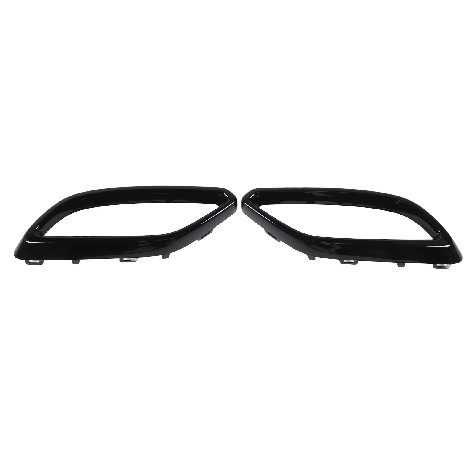 Ein Paar Ersatz-auspuffblenden (links Und Rechts) 1184920200 Für Mercedes-benz Cla C118 Amg-line (2020-2024), Ausführung In Hochglanzschwarz, Night-paket.