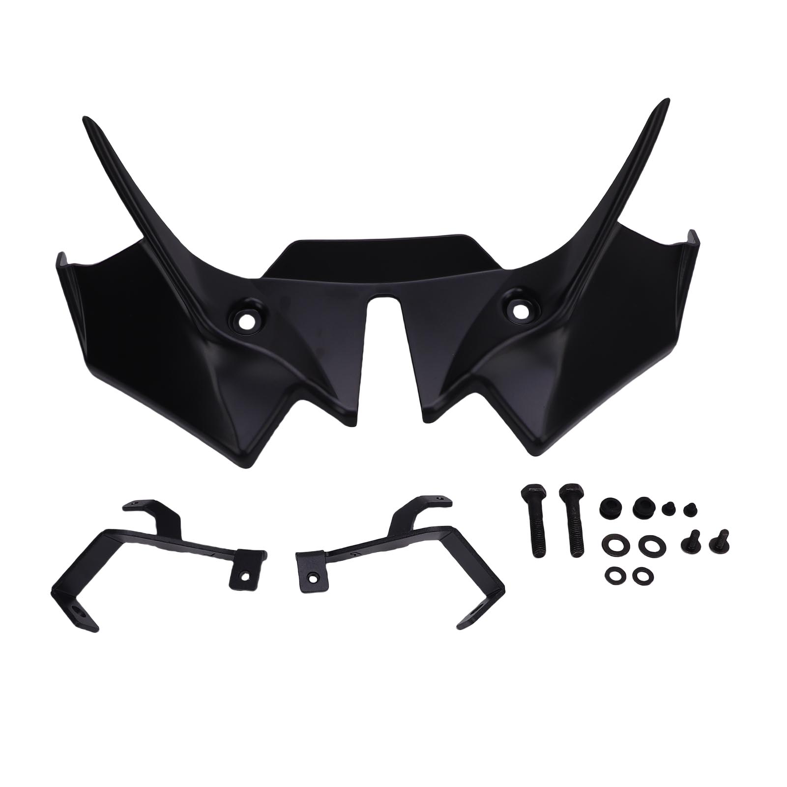Aerodynamischer Frontspoiler Für Motorräder, Ersatz-kotflügelabweiser-kit Für Z650 2021–2024, Schwarz