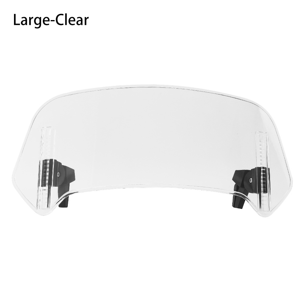 Motorrad-windschutzscheibenverlängerung, Universell Verstellbarer Clip-on-windschutzscheibenabweiser Für Die Meisten Offroad-motorräder Mit