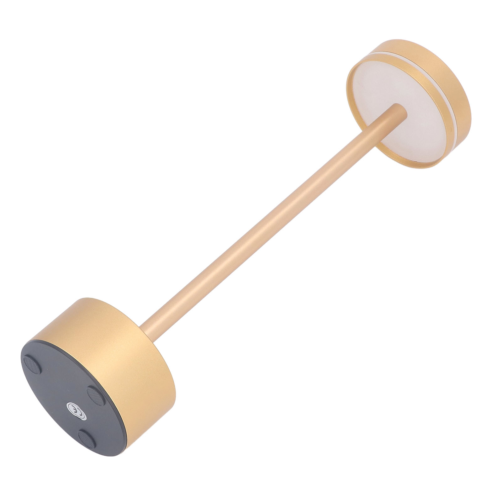 Kabellose Tischleuchte, 3 Farben, Farbdimmer, Wiederaufladbar, Led, Schreibtischlampe Mit Touch-steuerung, Für Zuhause, Schlafzimmer, Büro, Gold