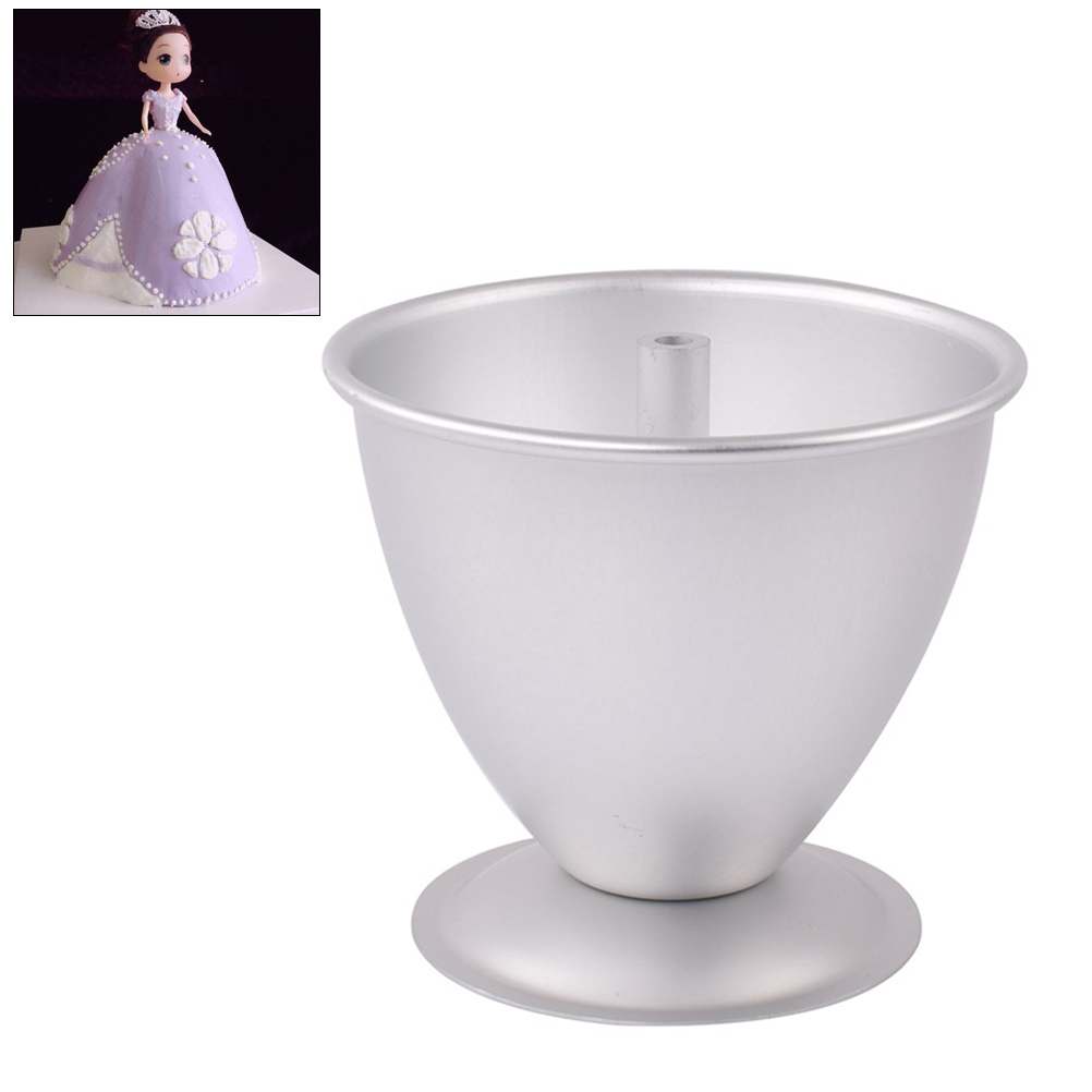 20 Cm Halbkreisförmige Dekorative Kuchenform, Prinzessinnenpuppenkleid, Backform