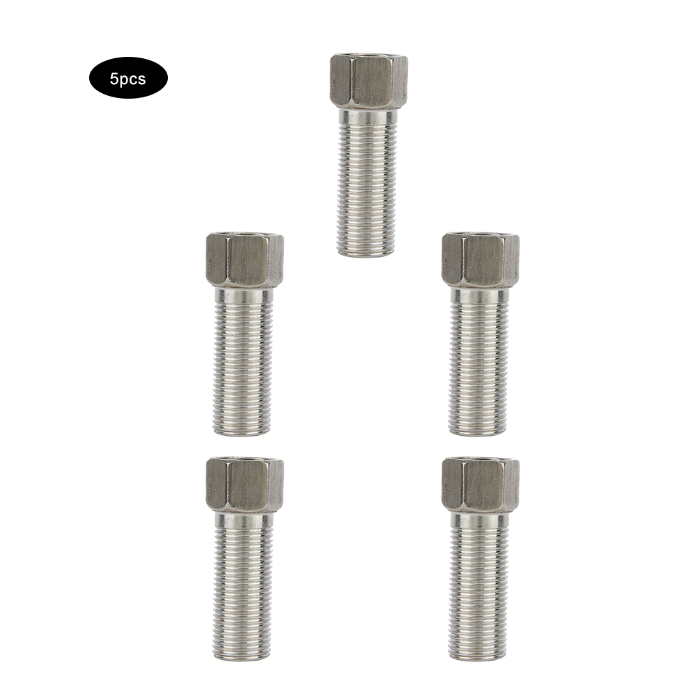 Edelstahl-rohrverschraubungsadapter G1/2", 5 Stück, Für Bad Und Küche (b)
