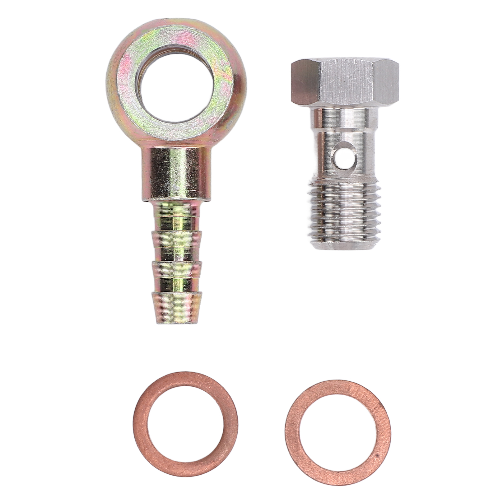 7/16" X 20 Unf Banjo-adapter, Bremsflüssigkeitsbehälter-schraubensatz Aus Edelstahl Mit 8-mm-keilwellenanschluss Für Transportsysteme