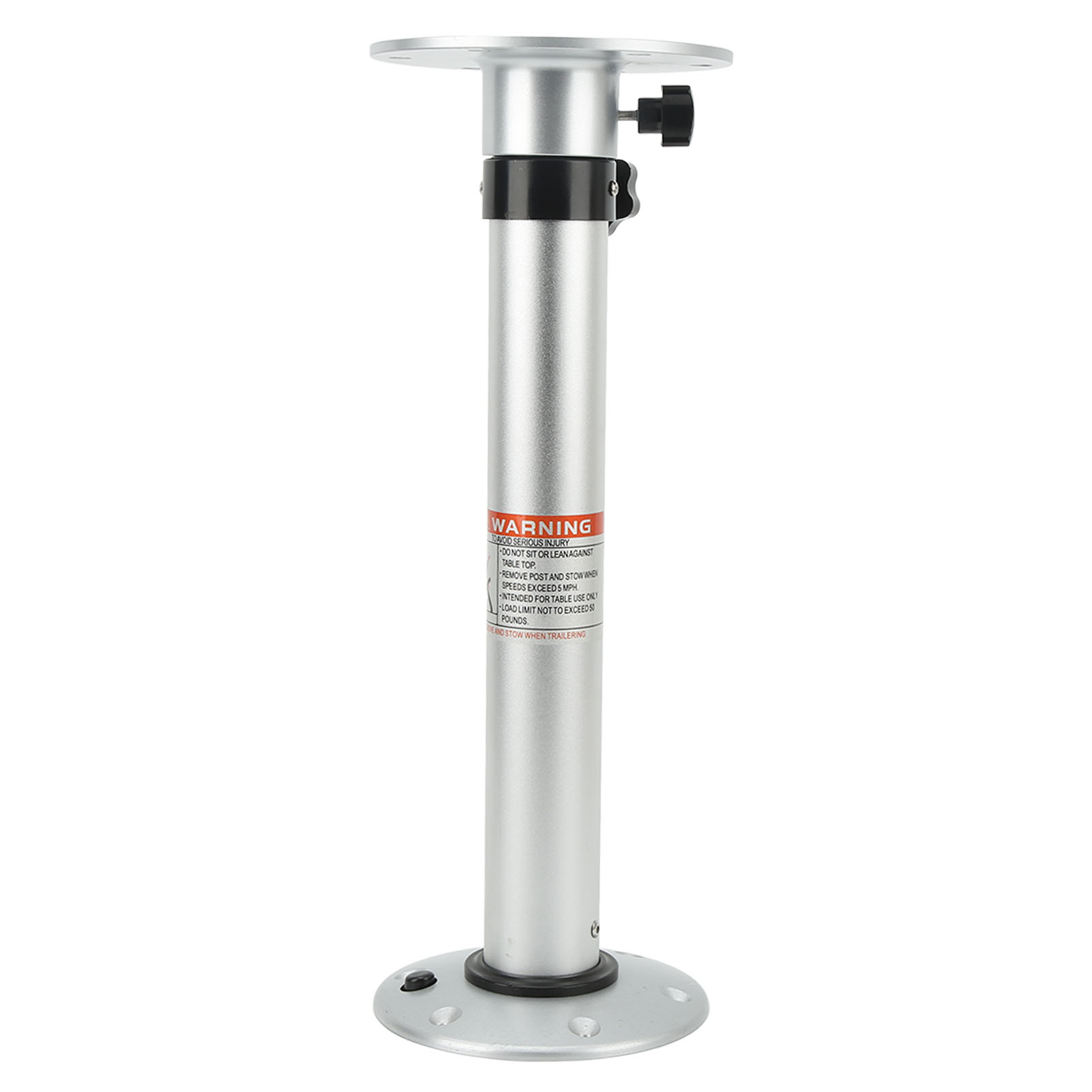 Tischbein Aus Aluminiumlegierung Für Wohnmobile, Hubsockel 490-745 Mm, Klappbar, Höhenverstellbar, Stützbein Für Boote Und Yachten