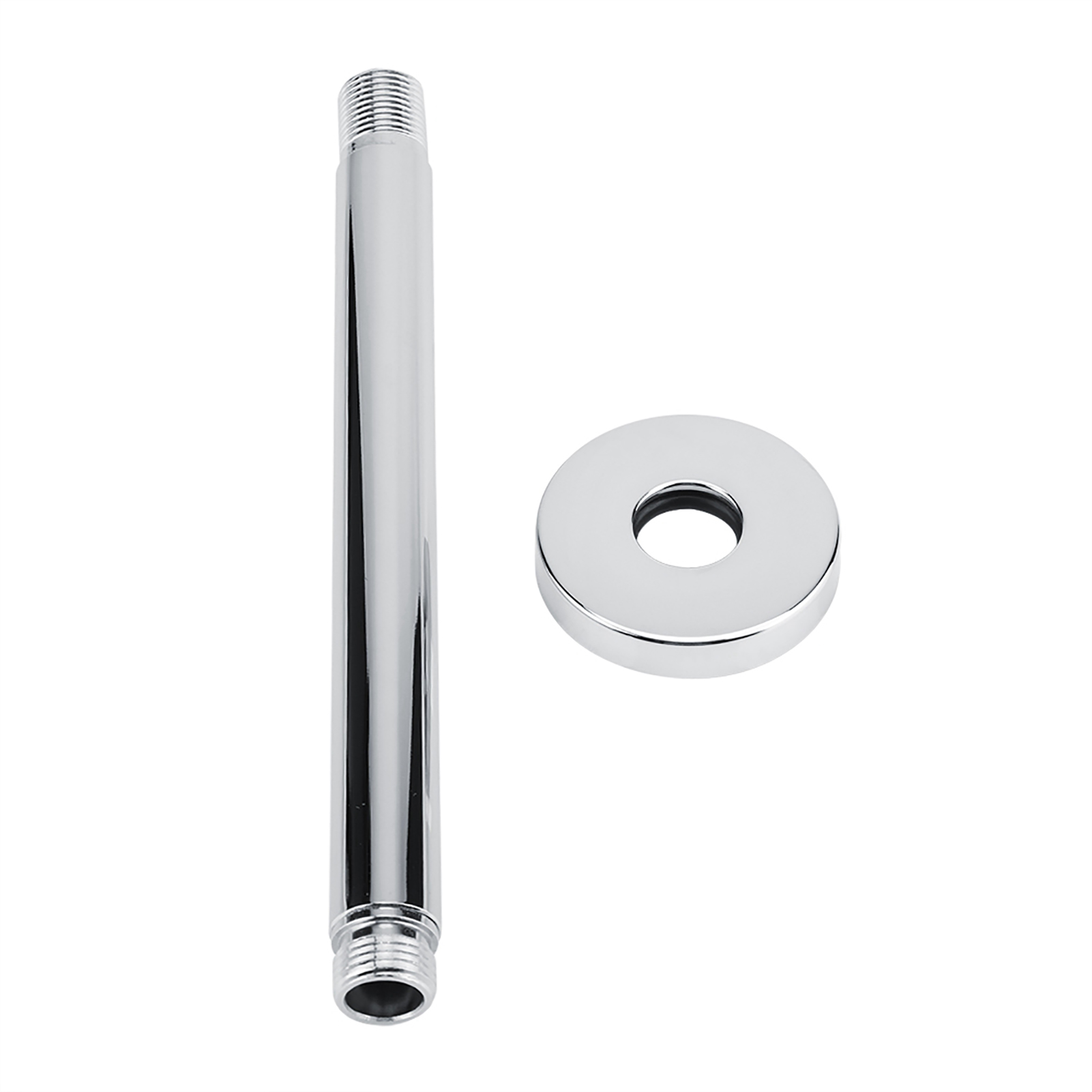 Runde Edelstahl-wandhalterung Für Duscharm, Kompatibel Mit Badezimmer-deckenduschköpfen (20 Cm)