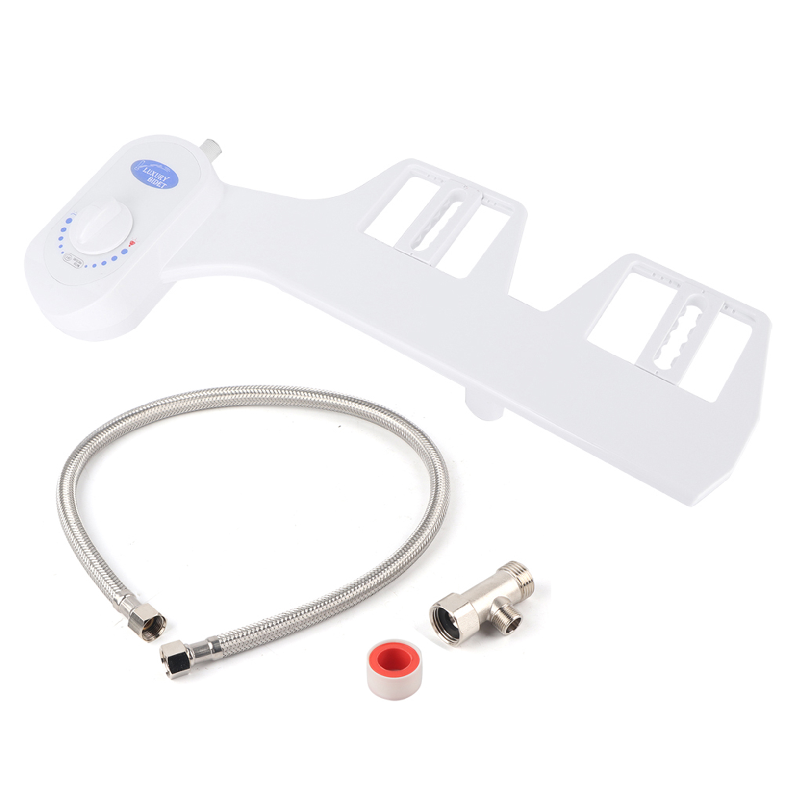 G1/2-zoll-doppeldüsen-bidet-aufsatz Für Toiletten, Zur Reinigung Des Intimbereichs Und Der Hüften