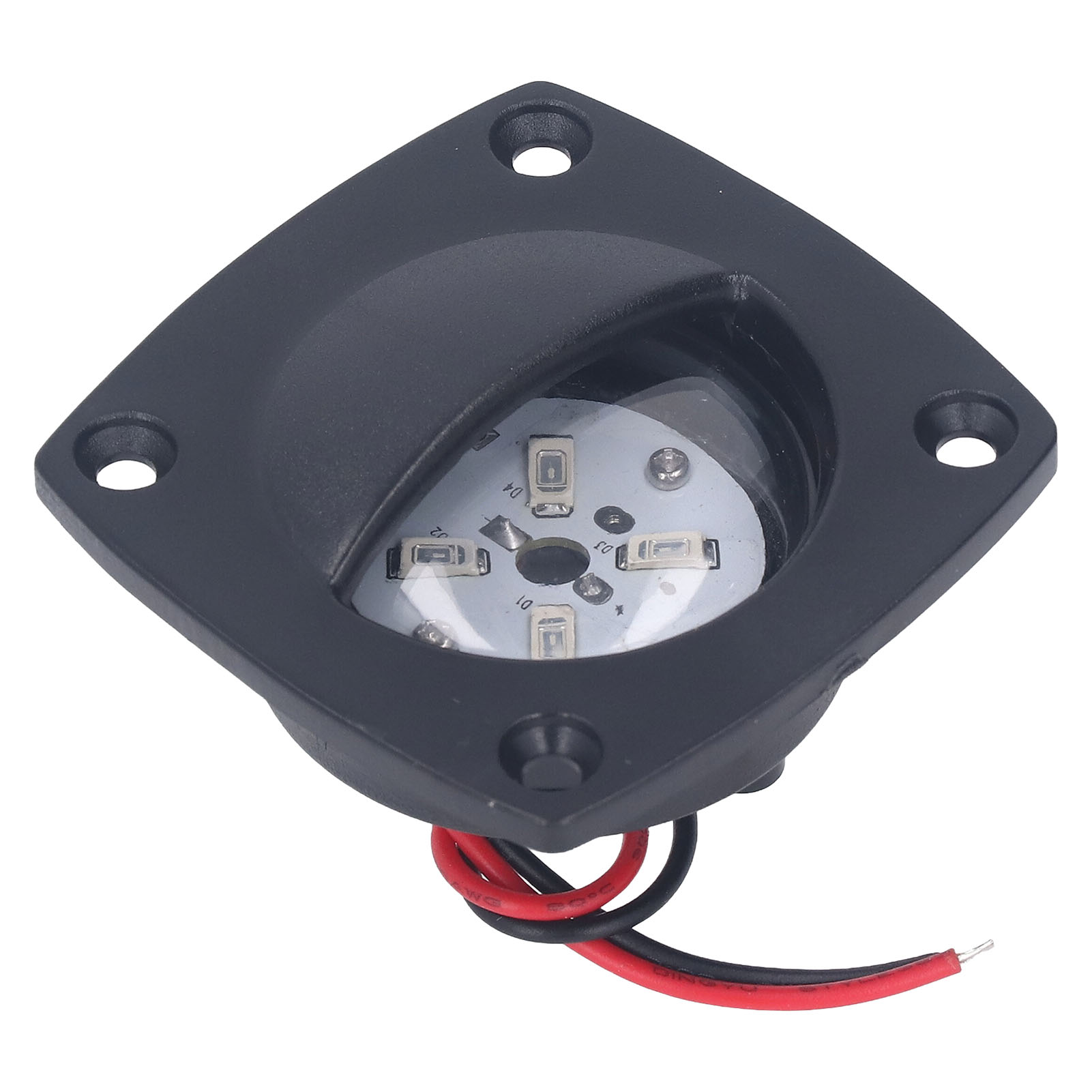 Ultrahelle Led-warnleuchte Für Einfahrten, Ip66 Wasserdicht, Ideal Für Wohnmobile, Boote, Terrassen, Wege, 10-24 V, Weiß.