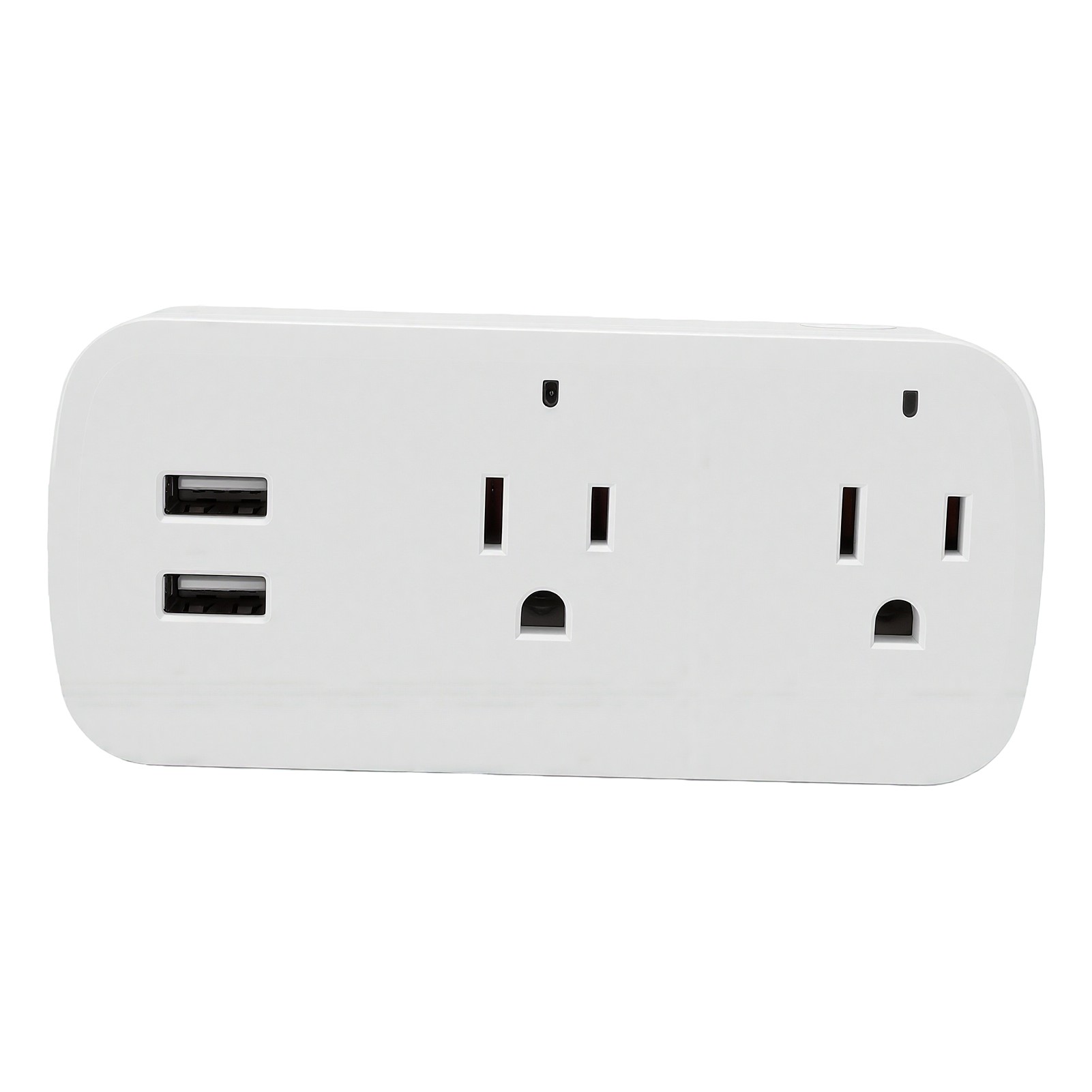 Intelligente Wlan-bluetooth-steckdose Mit Sprachsteuerung, 2 Ac-steckdosen, Usb-anschlüssen, Überspannungsschutz Und Mehrfachsteckdose Für Schlafzimmer, Wohnzimmer Und Büro