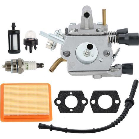 Vergaser Für Stihl Fs120 Bis Fs480 – Ersetzt 4134 120 0653, 0603 – Mit Zündkerze Und Primerblase