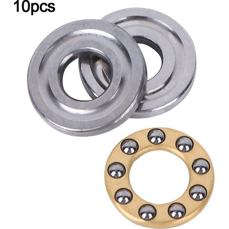 10 Stück Nadelrollenlager Kugellager Stahlscheiben Axial-kugellager