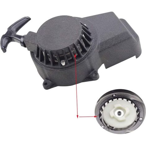 Ymyny Aluminium-starter, Starter-pedale Und Teile, Schwarzer Easy-pull-nietersatz Für 47cc 49cc 2-takt-schaltbuchse, Pocket Bike, Dirt Bike