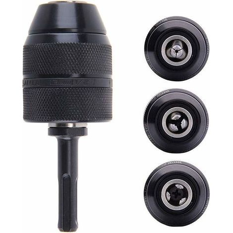 Sds-plus-adapter Schnellspannbohrfutter 2-13 Mm Professionelles Robustes Bohrfutter 1/2-20unf Bohrmaschine Schlüsselloses Schnellspannbohrfutter Mit Sds-adapter