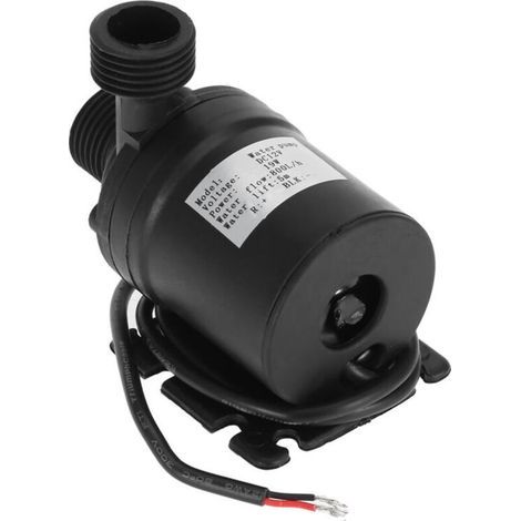Oberflächenpumpe, Dc 12v Bürstenlose Tauchwasserpumpe 800l/h 5m Mikro-kleinwasserpumpe Für Teich/brunnen/pool/aquarium-wasserkreislaufsystem