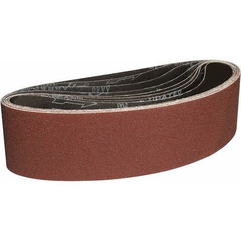 Schleifbänder 100x915 Mm - 8 Stück, 80er Körnung, Schleifband Für Das Schleifen Und Polieren Mit Einem Tragbaren Bandschleifer
