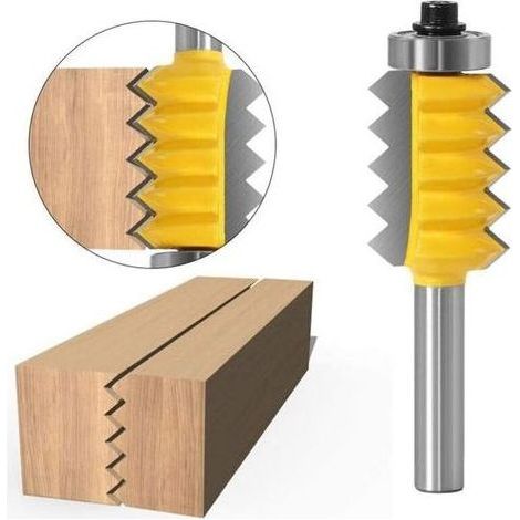 Fräser Für Oberfräse 8mm – Gehärteter Stahl Mit Yg6x-hartmetallspitze – Sauberer Schnitt Für Hartholz – Zahnbreite 33mm