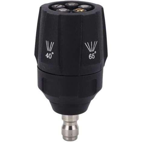 Jeffergarden 5-in-1-hochdruckreinigerdüse, 360-grad-verstellbarer Multi-rotations-sprühkopf, 1/4-zoll-schnellanschluss