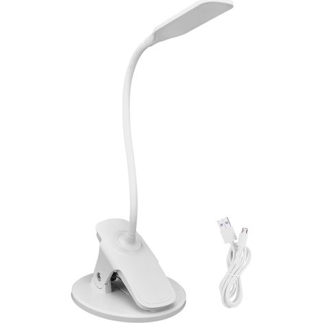 Jeffergarden Intelligente Augenschutz-schreibtischlampe, Faltbare Nachtleseleuchte, Usb-betrieben, Clip-schreibtischlampe, Schlafzimmerbeleuchtung