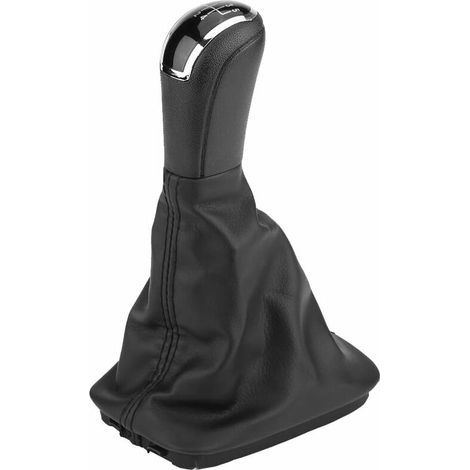 Schaltknauf Mit Faltenbalgabdeckung, 5-gang Schaltknopf Hebeldeckel Aus Pu Für Fabia Mk1 6y