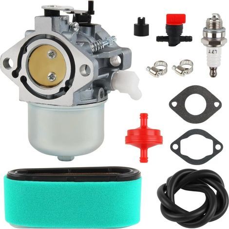 699831 694941 Luftfilter- Und Vergaserkit Kompatibel Mit Briggs & Stratton 283702 283707 284702 284707 284777 286702 286707 289702 289707 28d702 28d707 28m706 Rasenmähermotoren