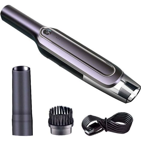 Staubsauger Für Autos, Kabelloser Handstaubsauger, Tragbarer Usb-ladekabelloser Staubsauger 120w 4000mah Mit Waschbarem Filter Für Zuhause, Büro, Auto
