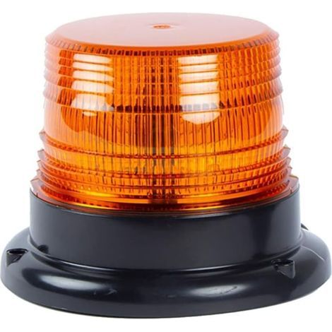 Led-baken-stroboskoplicht - Warn-sicherheitsblitzleuchten Mit Magnetfuß - Ideal Für Baufahrzeuge, Abschleppwagen, Sicherheitspatrouillen, Golfcarts, Schneepflüge - Gelb