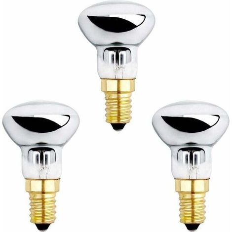 E14 R39 Lava-glühlampe, 25 W, Dimmbar, Warmweiß 2600 K, 250 Lm, Reflektorlampe Mit Kleinem Sockel Für Heizblasen, Raketen, Blitze, 3er-pack