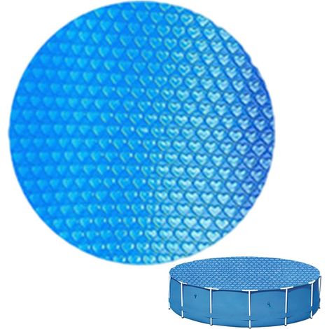 Blasenfolie Für Pool, Wellenform 180 Cm, Solarabdeckung Mit 10 Mm Dicke, Individueller Zuschnitt, Poolheizung Für Warmes Wasser