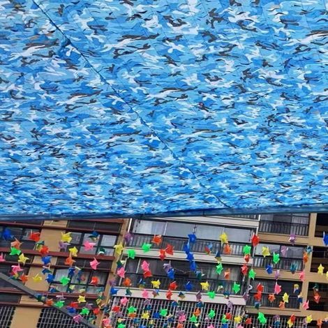 Militärisches Tarnnetz, Ozeanblau Camo-netz, Marine-tarn-sonnenschutznetz, Für Camping, Outdoor-sonnenschutz, Themenparty-dekoration, Autoabdeckung (4x5m)