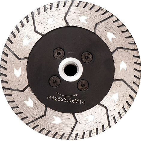 Diamant-trennscheibe 125 Mm, Doppeltklinge-sägeblatt Zum Schneiden Und Schleifen Von Beton, Marmor Und Granit