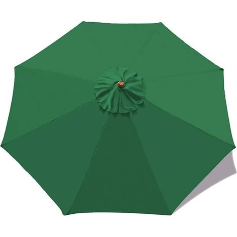Ersatzbezug Für Sonnenschirm, 8 Streben, 3 M, Wasserdicht, Uv-schutz, Ersatzstoff, Grün