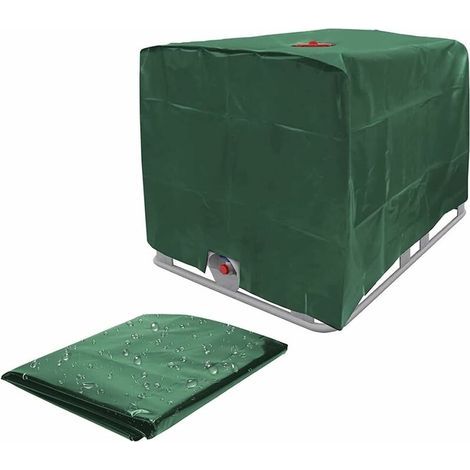 Ibc-abdeckplane Für Ibc-wassertank, 1000 L Containerabdeckung, Staub-, Uv- Und Regendichte Schutzhülle