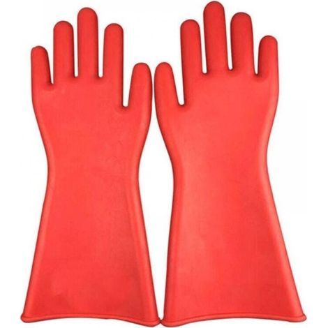 Handschuhe Für Elektriker, Elektrische Isolierhandschuhe, Isolierende Gummihandschuhe 12 Kv, Isolierhandschuhe Für Elektriker, 40×18 Cm