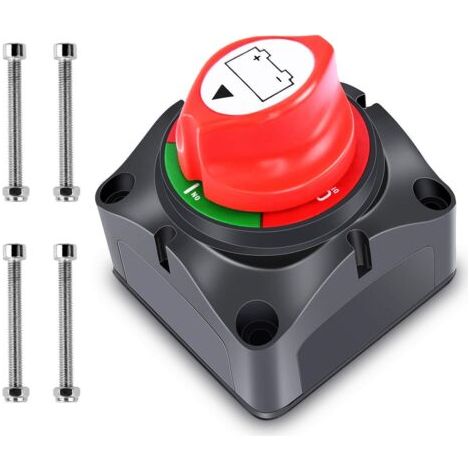 12-48v Batterietrennschalter, Batterieisolator Hauptschalter Trennschalter Für Boot Lkw Auto Traktor Bus Yacht (1-2-both-off)