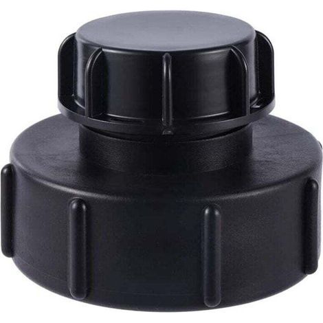 Ibc-adapter S100x8 Auf Reduzierung S60x6 Grobgewinde Mit Tankverschluss Ibc-tankadapter