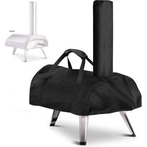 Ofenabdeckung Für Ooni Karu 12 – Wasserdicht – Wetterfest – Aus Oxford-gewebe – Für Pizzaofen – Schwarz – 81 X 42 X 21 Cm, Für Ooni Karu 12