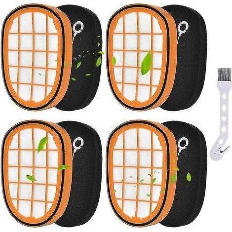 Satz Von 4 Filtern Für Philips Speedpro Max Aqua Handstaubsauger Fc6812 Fc6813