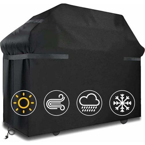 Wasserdichte Grillabdeckung 145x61x117cm – Reißfestes 420d Oxford-gewebe – Wasser- Und Uv-beständig – Mit Aufbewahrungstasche